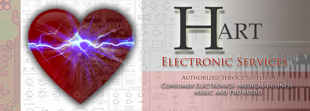 Graphic Header for Hart Electronics, Hart Electronic Services owned by Christopher Mattox